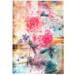 Papier ryżowy Ciao Bella A4 21*29,7cm  CBRP017  , piwonie, Spring Calling